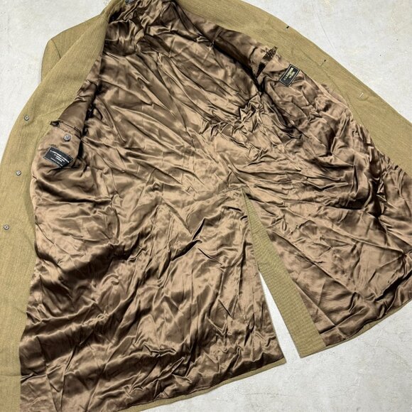 H. Huntsman & Sons 11 Savile Row Wool Cashmere Coat Twill Overcoat Italy 46R - Picture 7 of 10